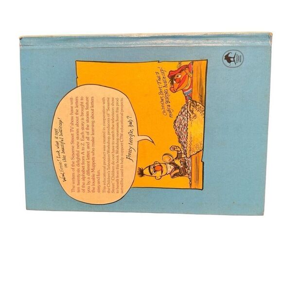 Sesame Street ABC Storybook Hardcover Vintage 1974 Illustrated Children Reading - Picture 2 of 12